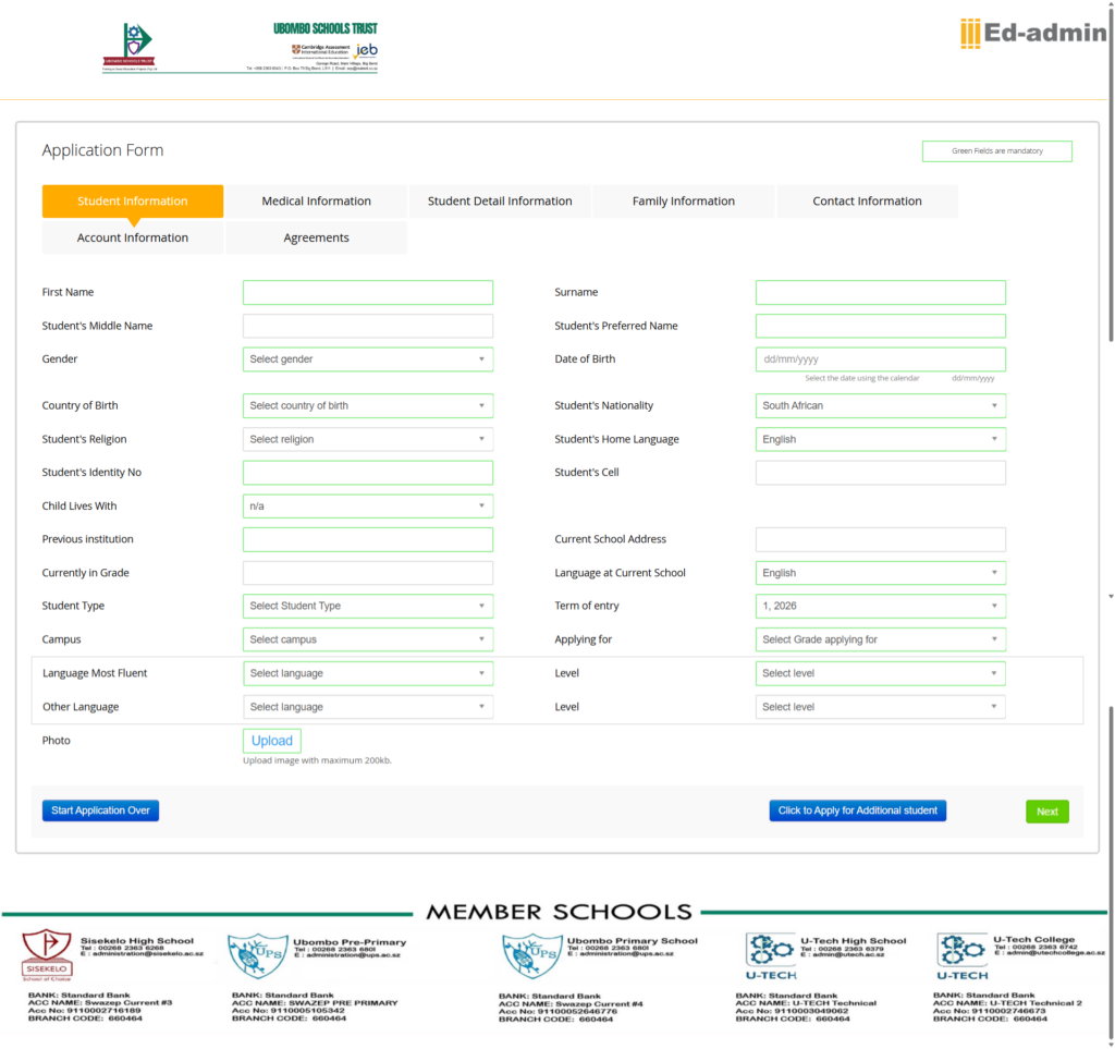 online application